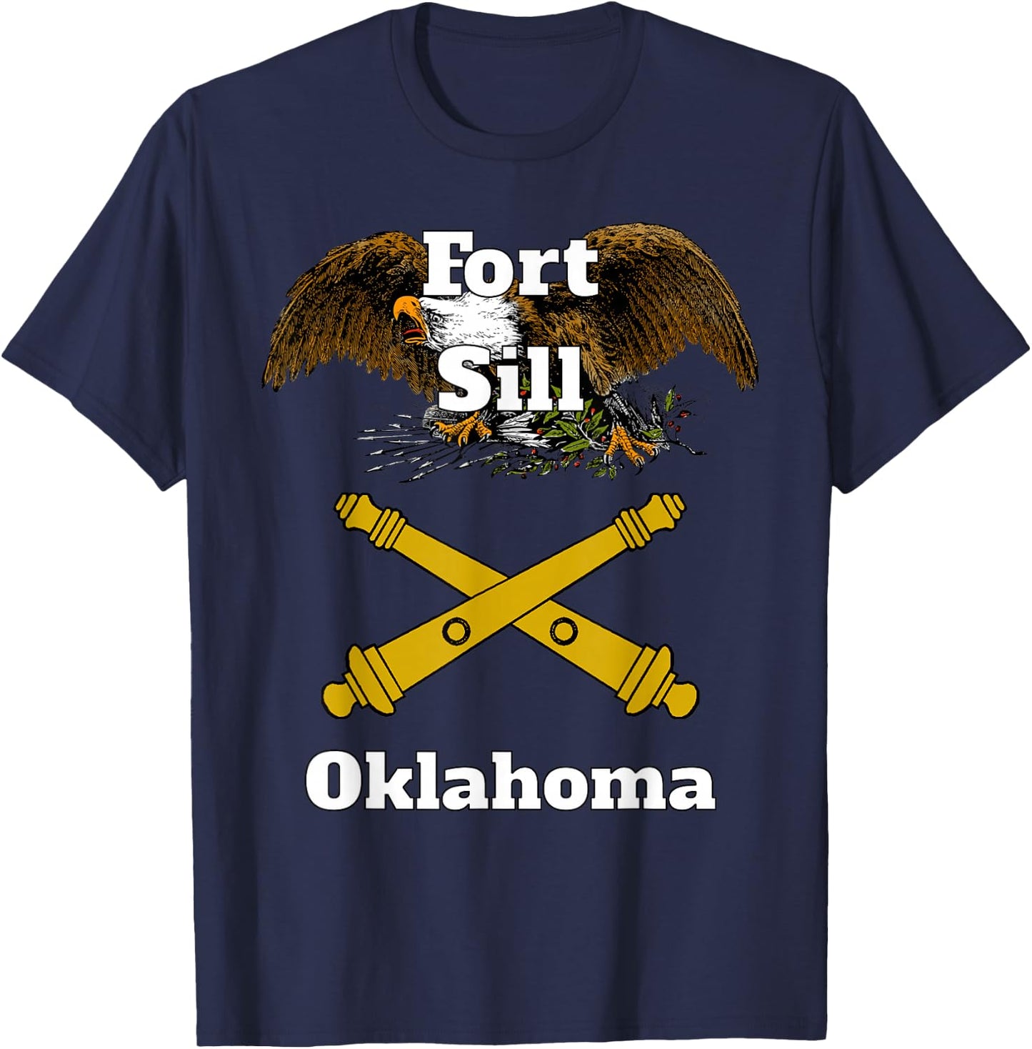 Fort Sill Field Artillery Branch Military Design product T-Shirt - T-Shirt | Navy