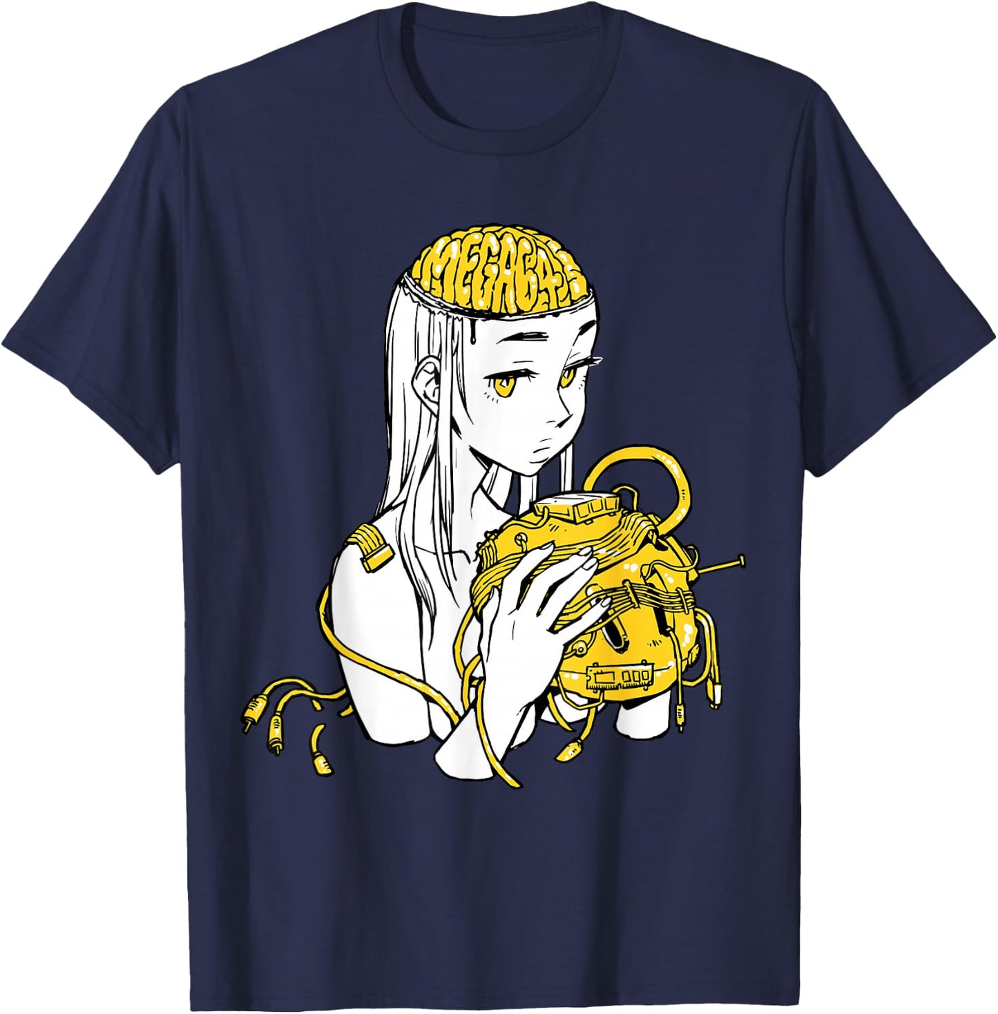 Mega64 NEURO Shirt T-Shirt - T-Shirt | Navy