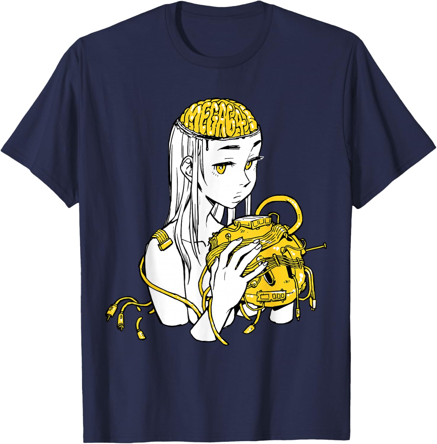 Mega64 NEURO Shirt T-Shirt - T-Shirt | Navy