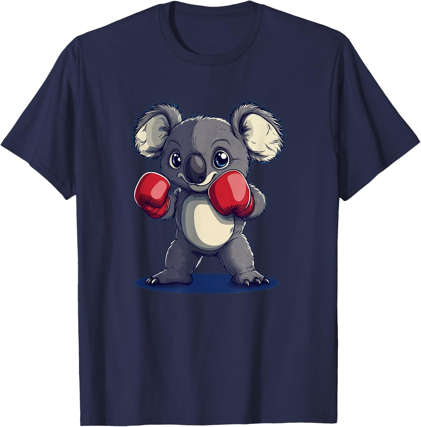 Funny Koala Bear with Boxing Gloves Costume T-Shirt - T-Shirt | Navy