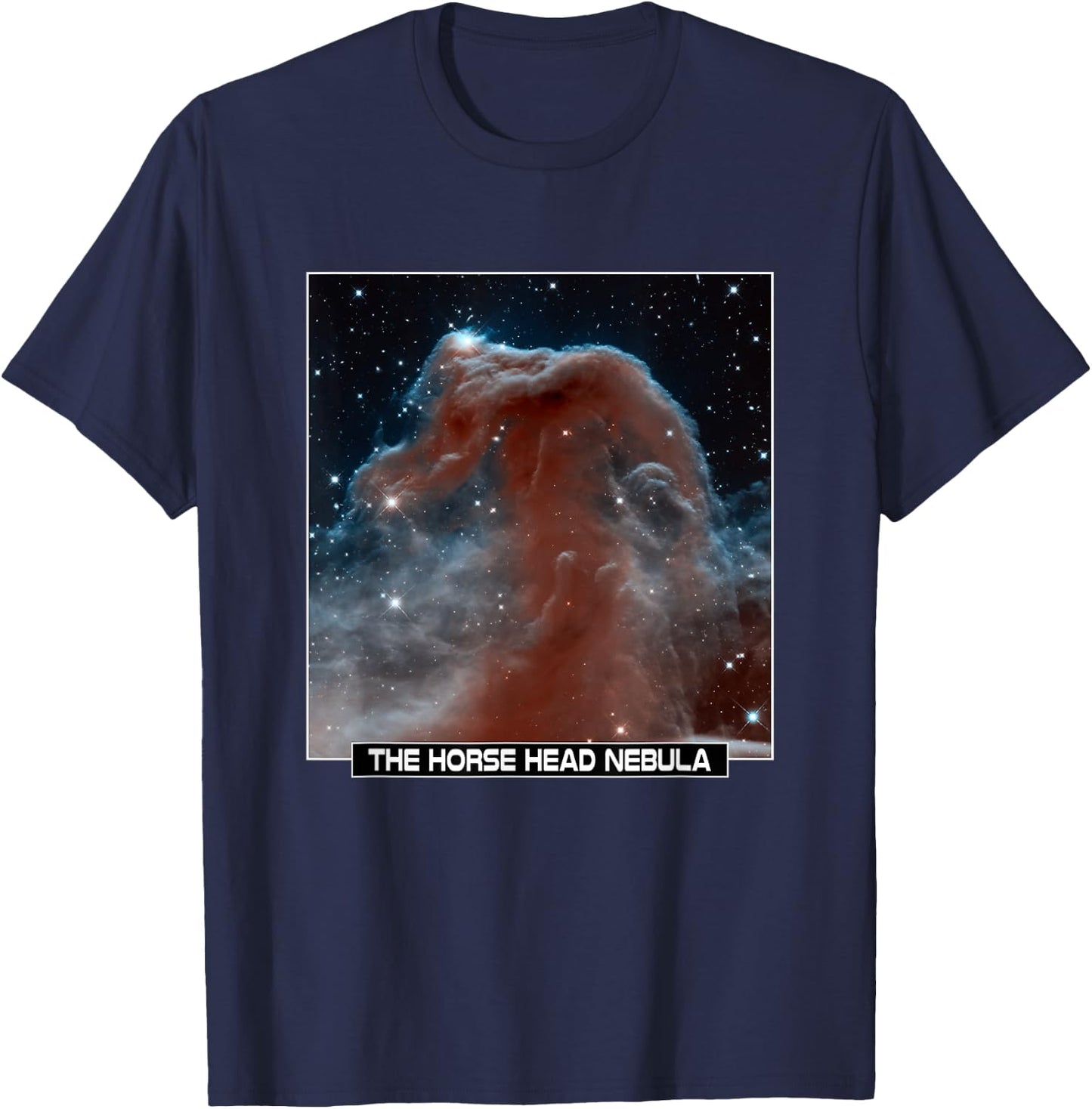 Horse Head Nebula Hubble Telescope Pictures Astronomy T-Shirt - T-Shirt | Navy