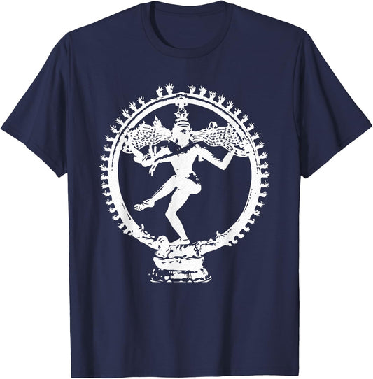 Nataraja Hindu Mythology Shaivism - God Shiva Lord of Dance T-Shirt - T-Shirt | Navy