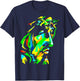 Jesucristo Pop Art Jesus Christ Face, Catholic Icon Painting T-Shirt - T-Shirt | Navy