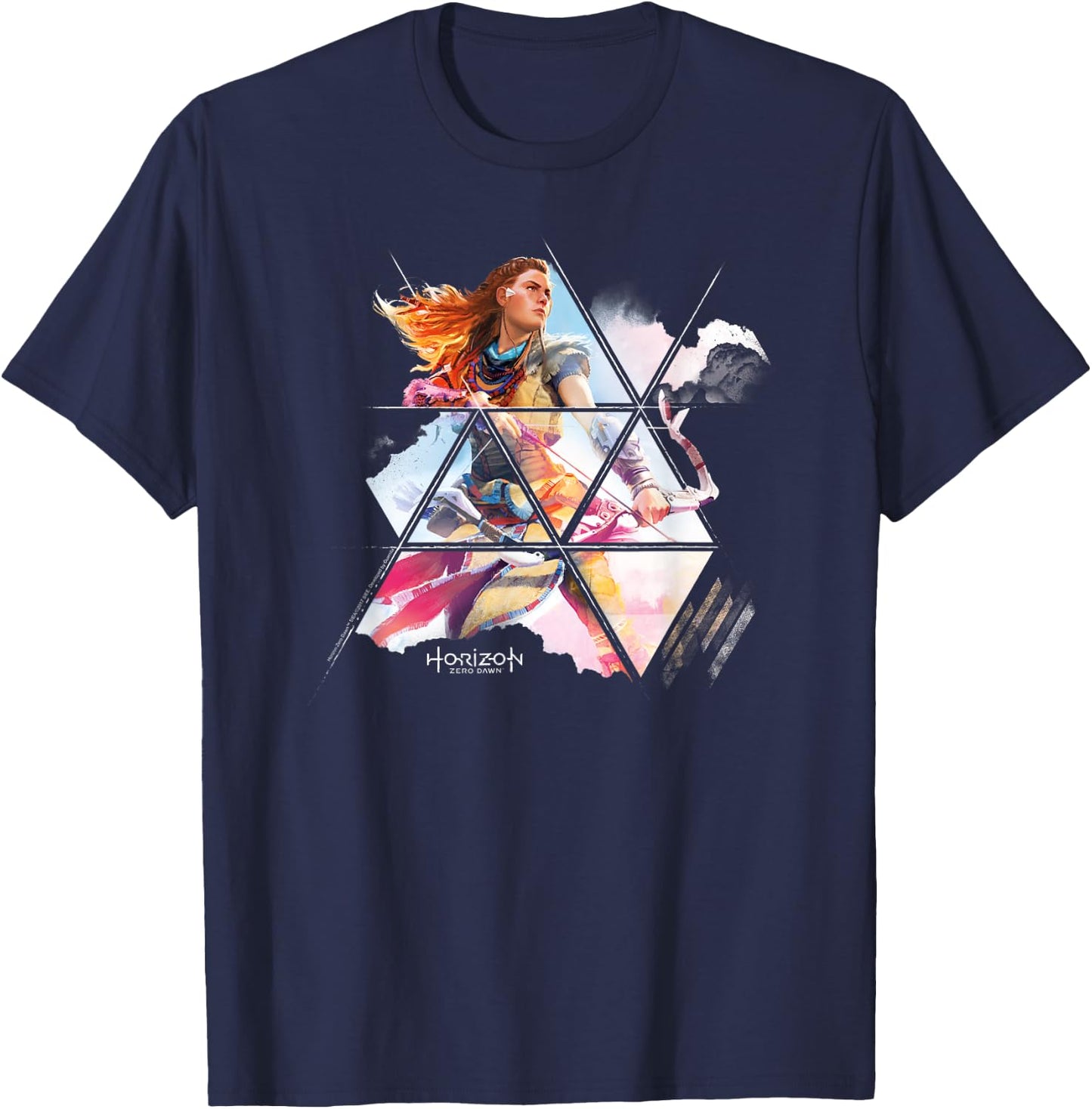 Horizon Zero Dawn Aloy Hunting T-Shirt - T-Shirt | Navy