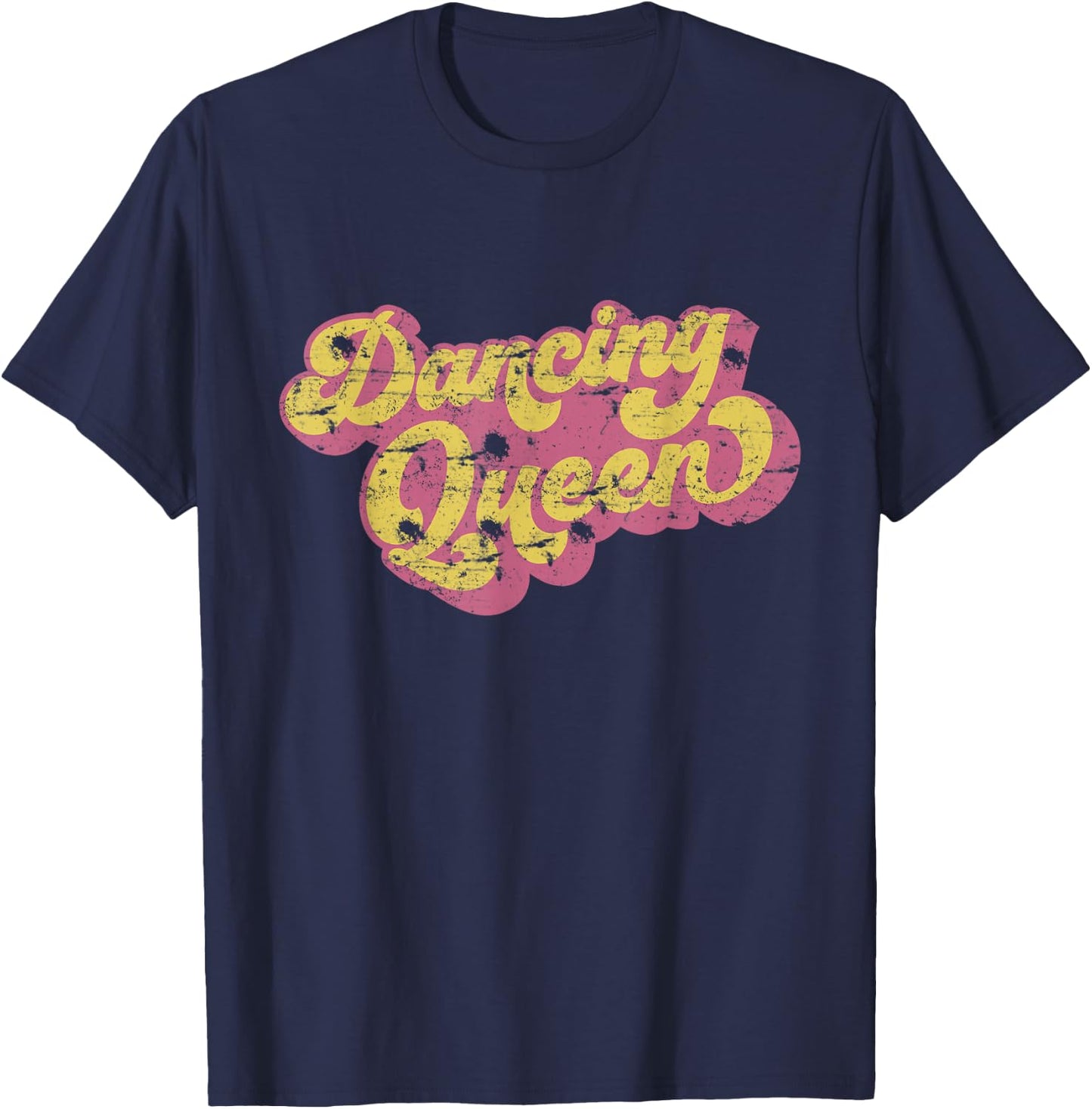 Dancing Queen Shirt Vintage Dancing 70s T-Shirt - T-Shirt | Navy