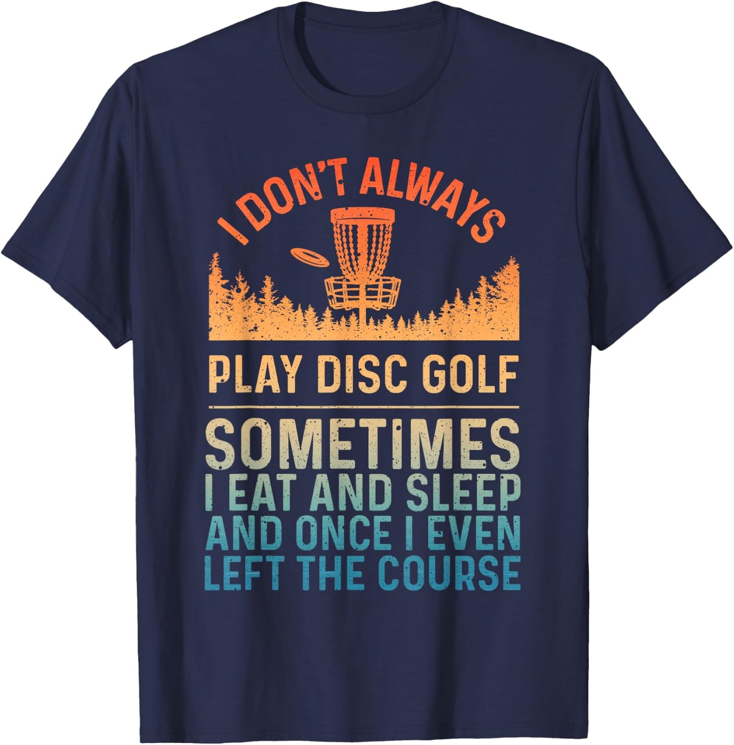Disc Golf Art Women Disc Golf Player Disc Golfer T-Shirt - T-Shirt | Navy