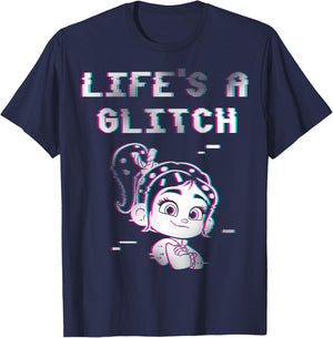 Disney Wreck It Ralph 2 Life's A Glitch Graphic T-Shirt - T-Shirt | Navy