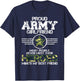 Military Appreciation Day Proud Army Girlfriend Gift T Shirt T-Shirt - T-Shirt | Navy
