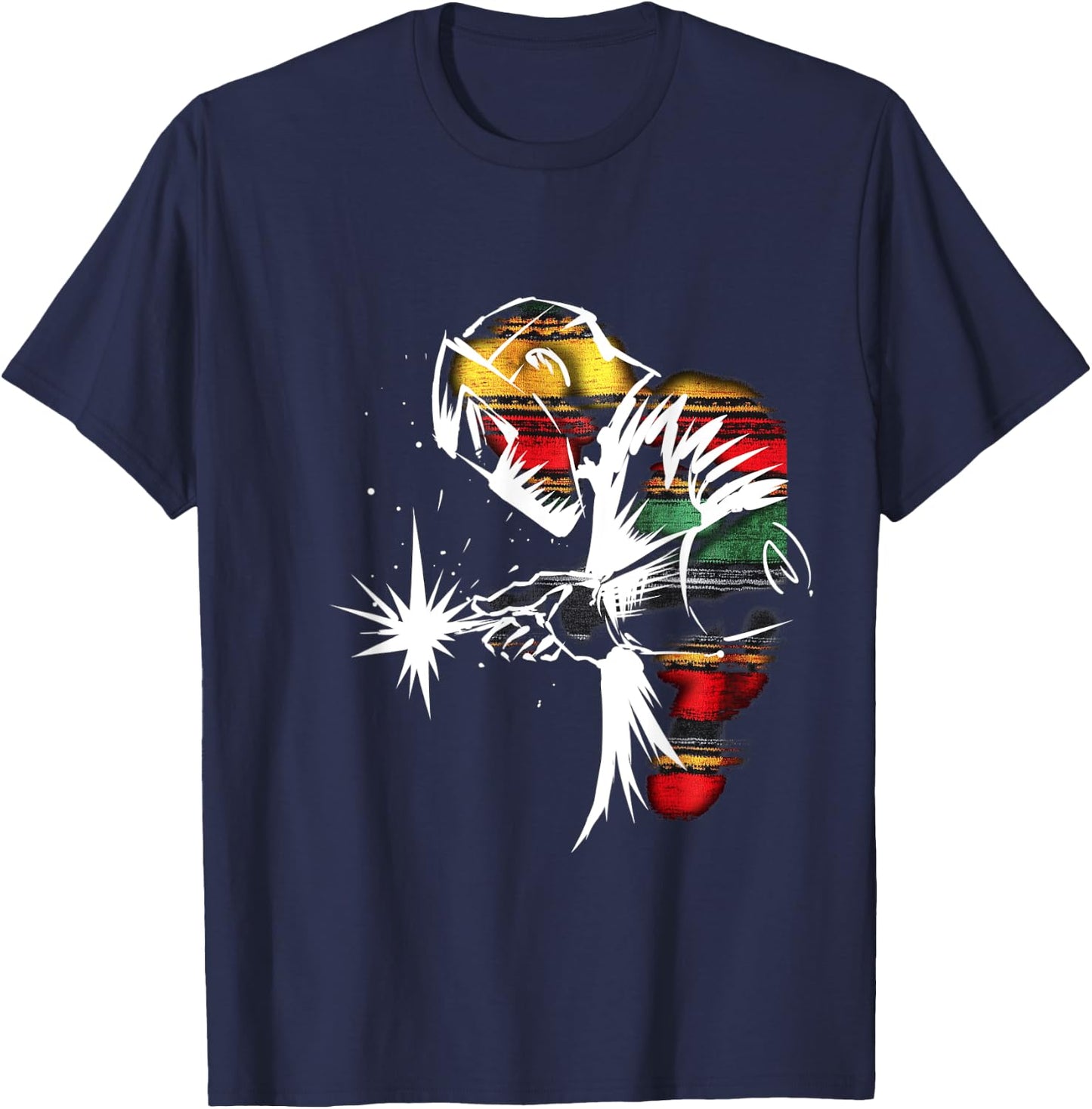 Welder Mexican El Soldador Mexican Welder Soldador Mexicano T-Shirt - T-Shirt | Navy