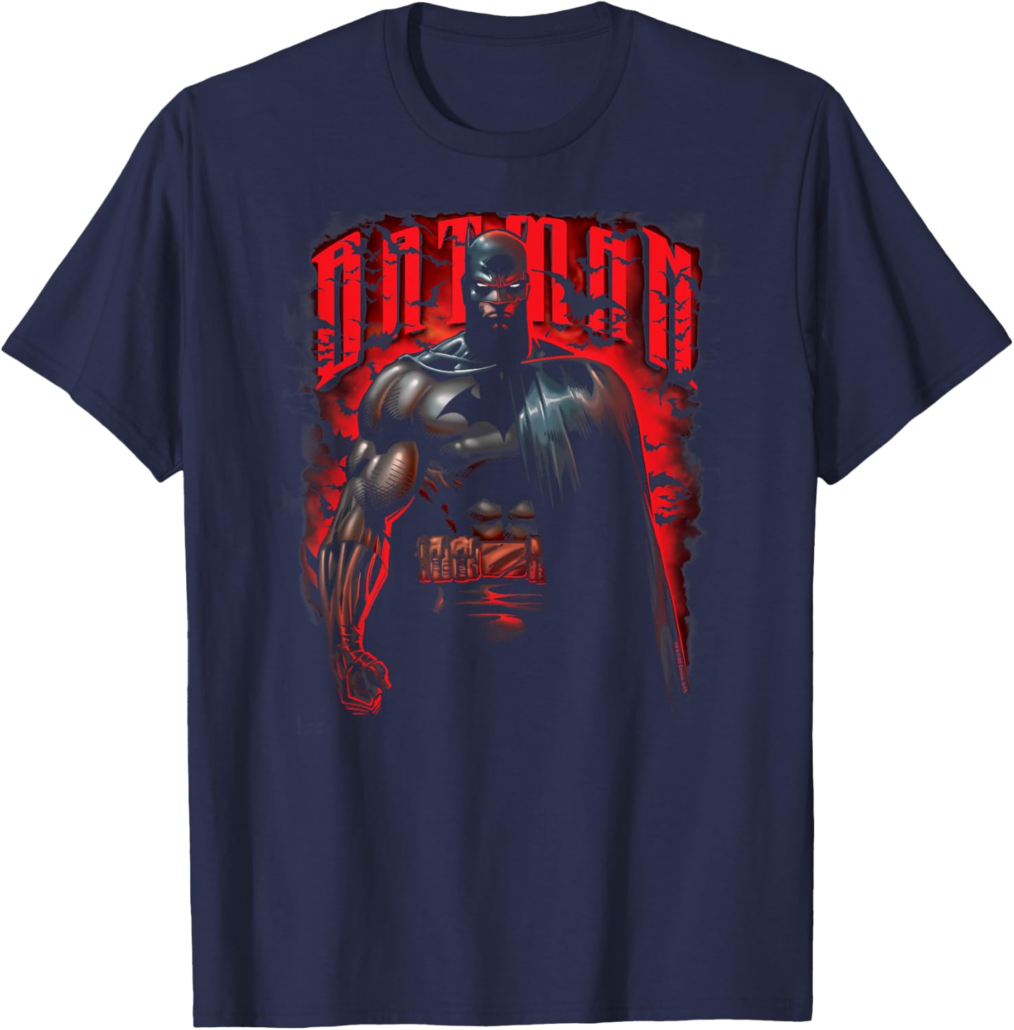 Batman Red Knight T-Shirt - T-Shirt | Navy