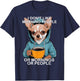 I Don't Like Morning People Or Mornings Or People Chihuahua T-Shirt - T-Shirt | Navy