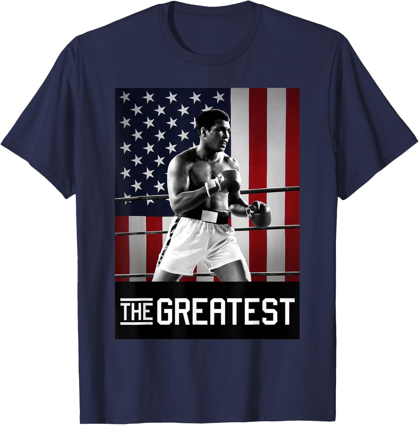 Muhammad Ali American Legend T-Shirt - T-Shirt | Navy