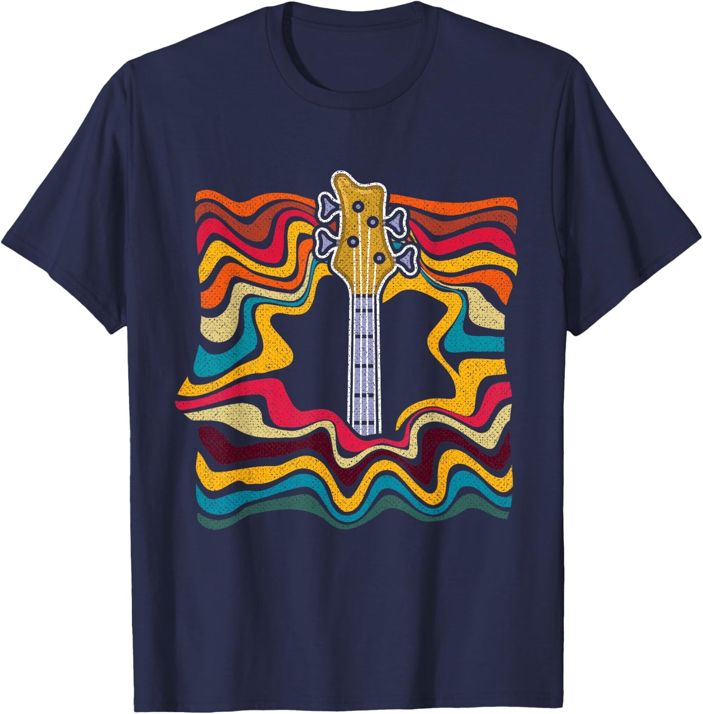 Bass Guitar T-Shirt - T-Shirt | Navy
