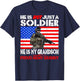 My Grandson Is My Soldier Proud Army Granny Military Family T-Shirt - T-Shirt | Navy