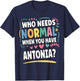 ANTONIA Personalized Name Funny Cute Custom ANTONIA Name T-Shirt - T-Shirt | Navy
