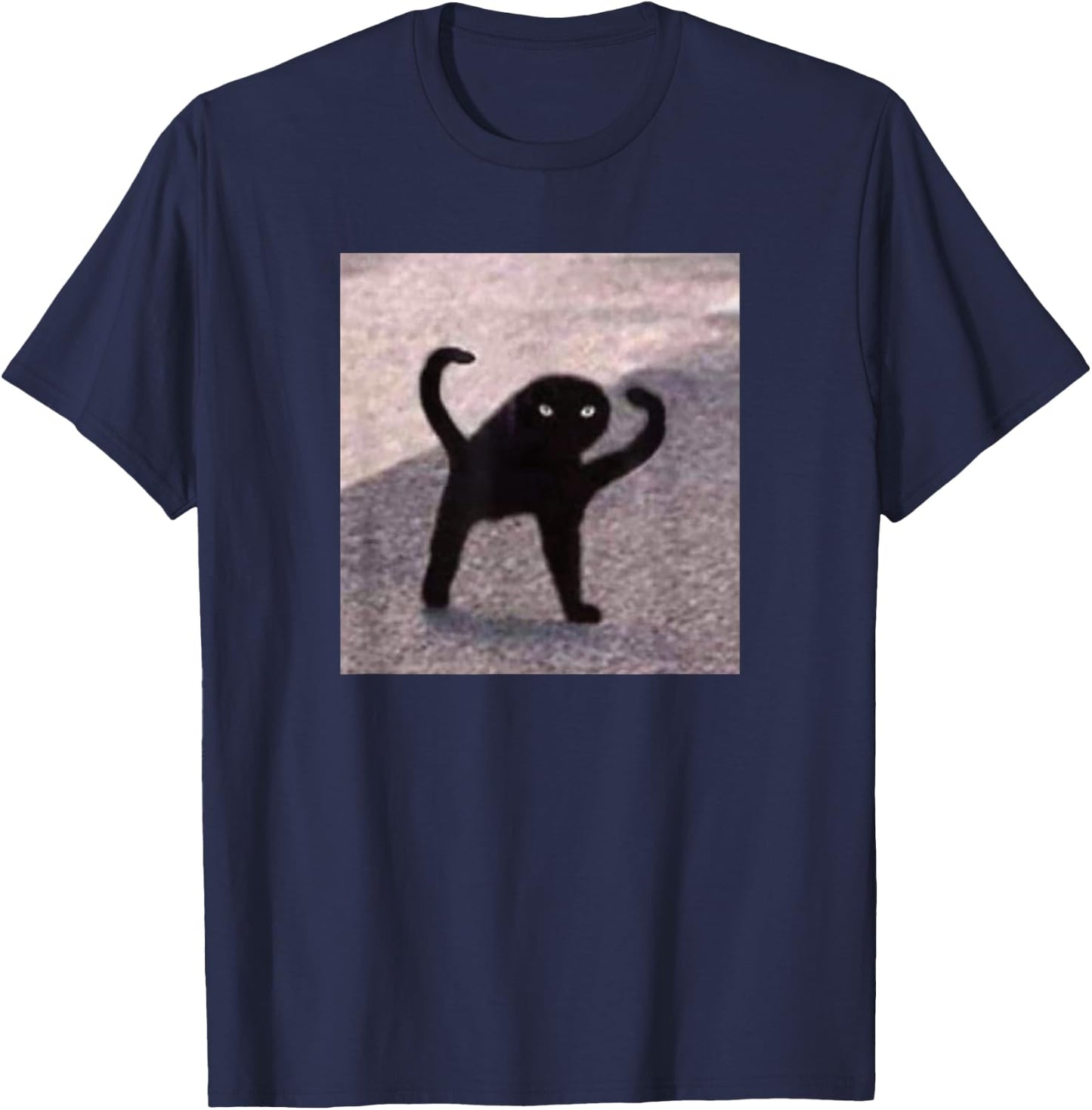 Cursed Cat Memes Cursed Cat Angry As Fuk Meme T-Shirt - T-Shirt | Navy