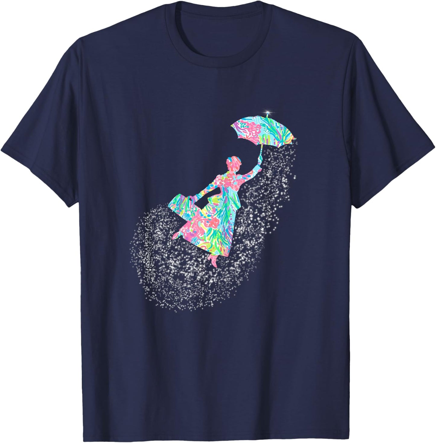 Magical Flying Nanny Glimmer Spoonful of Sugar T-Shirt - T-Shirt | Navy