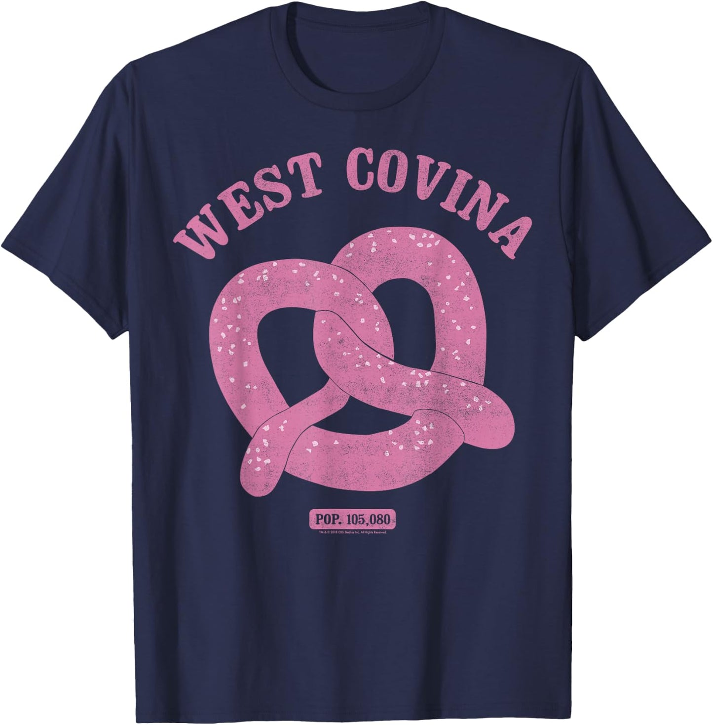 Crazy Ex-Girlfriend West Covina Pretzel T-Shirt - T-Shirt | Navy