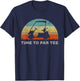 Funny Retro Style Golf Cart With Time To Par Pun T-Shirt - T-Shirt | Navy