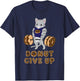 Cat Deadlift Powerlifting Donut Gym Men Women Girls Kids T-Shirt - T-Shirt | Navy