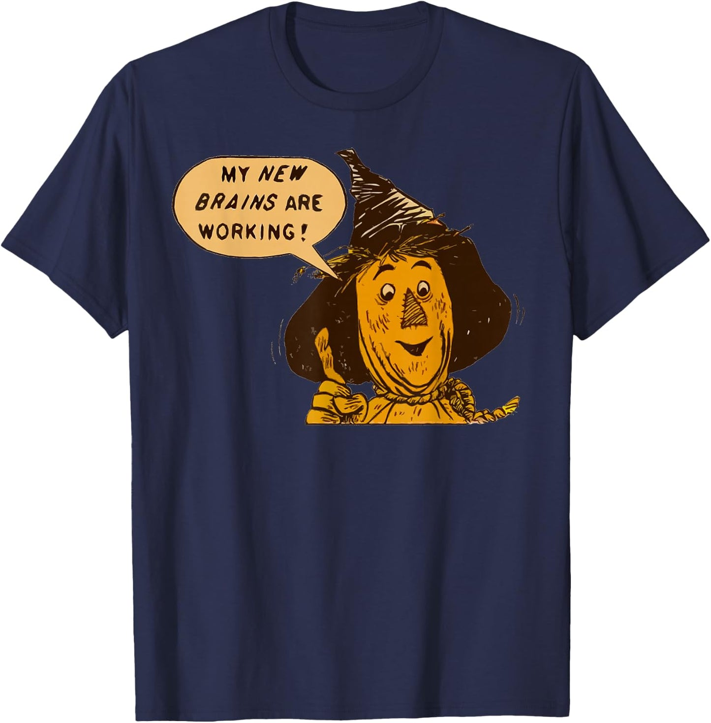 The Wizard of OZ Art Tin Man Lion Scarecrow Dorothy T-Shirt - T-Shirt | Navy