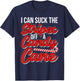 I Can Suck the Stripes Off a Candy Cane Adult Christmas T-Shirt - T-Shirt | Navy