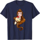 Disney Belle Black Classic Fit - Adult Round Neck Short Sleeve Fantasy T-Shirt - T-Shirt | Navy