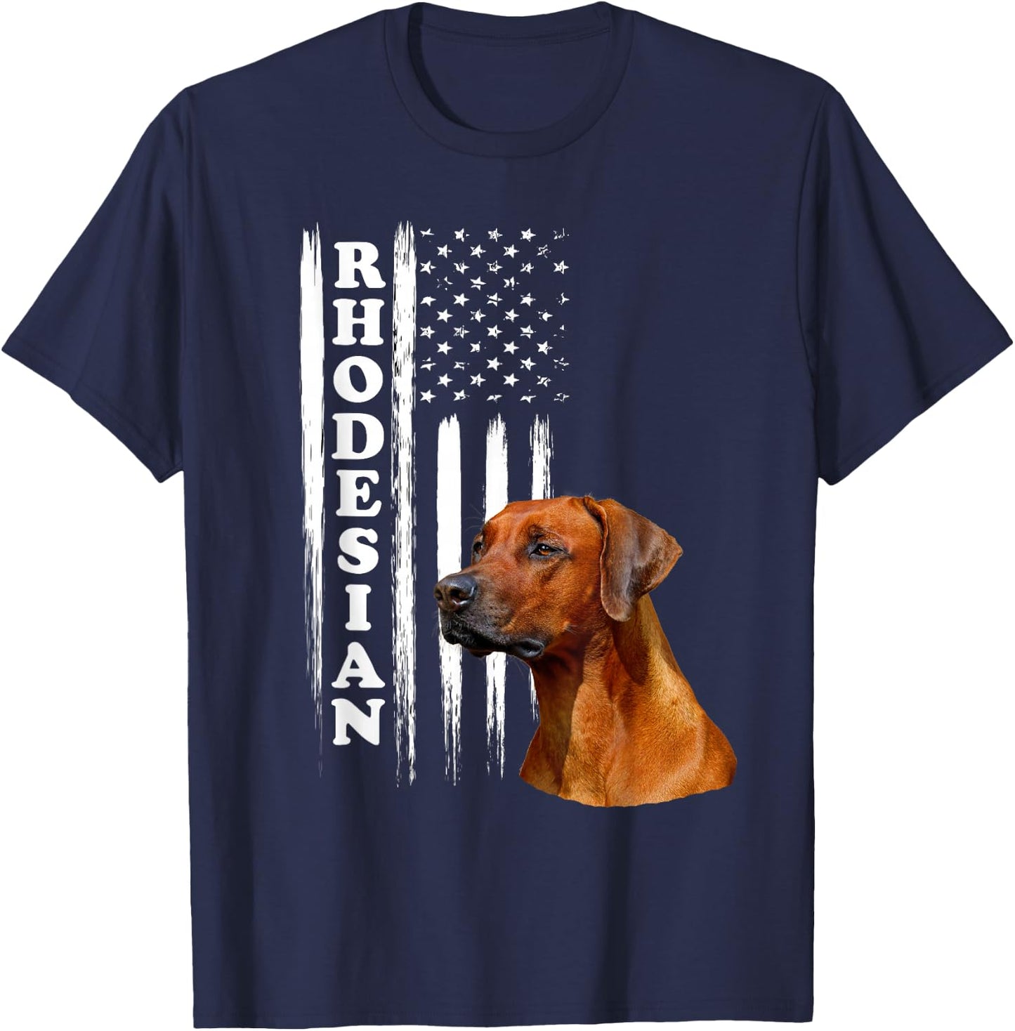 Rhodesian Ridgeback Shirt for and Kids Gift T-Shirt - T-Shirt | Navy