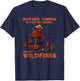 Smokey Bear Burned Timbers Build No Homes T-Shirt - T-Shirt | Navy