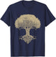 Sacred Tree Roots Celtic Knot Spiritual Celt Irish Mythology T-Shirt - T-Shirt | Navy