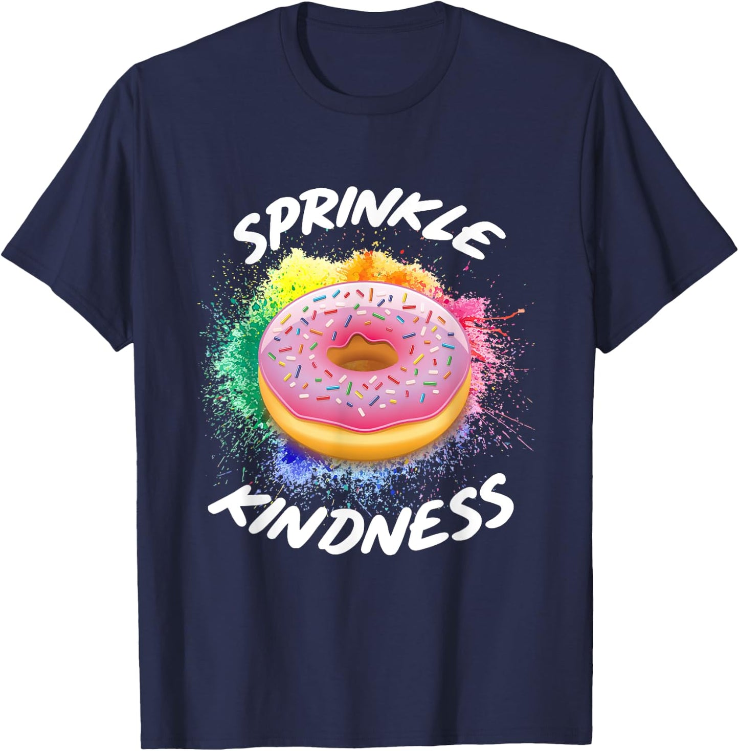 Sprinkle Kindness Shirt and Anti-Bullying T-Shirt - T-Shirt | Navy