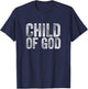 Child of God Christian, Kids, Youth, Women & T-Shirt - T-Shirt | Navy