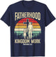 Fatherhood is Kingdom Work T-Shirt - T-Shirt | Navy