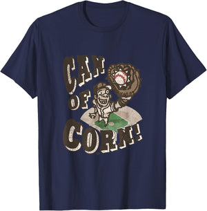 MudgeWare Can of Corn Baseball T-Shirt - T-Shirt | Navy