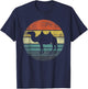 Camel Lover Gifts Retro Vintage Zoo Animal Silhouette T-Shirt - T-Shirt | Navy