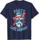 Party Like Bigfoot 1776 to 2026 USA Birthday Celebration T-Shirt - T-Shirt | Navy