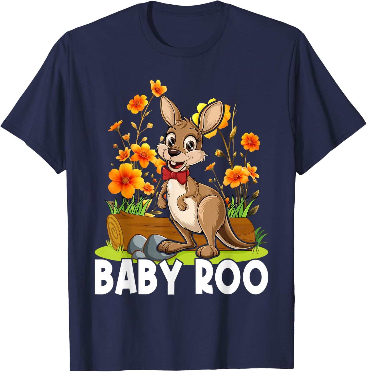 Baby-Roo Baby Roo Kangaroo Funny Cute Family Group T-Shirt - T-Shirt | Navy