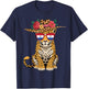 Paraguay Roots Leopard Paraguayan Flag T-Shirt - T-Shirt | Navy
