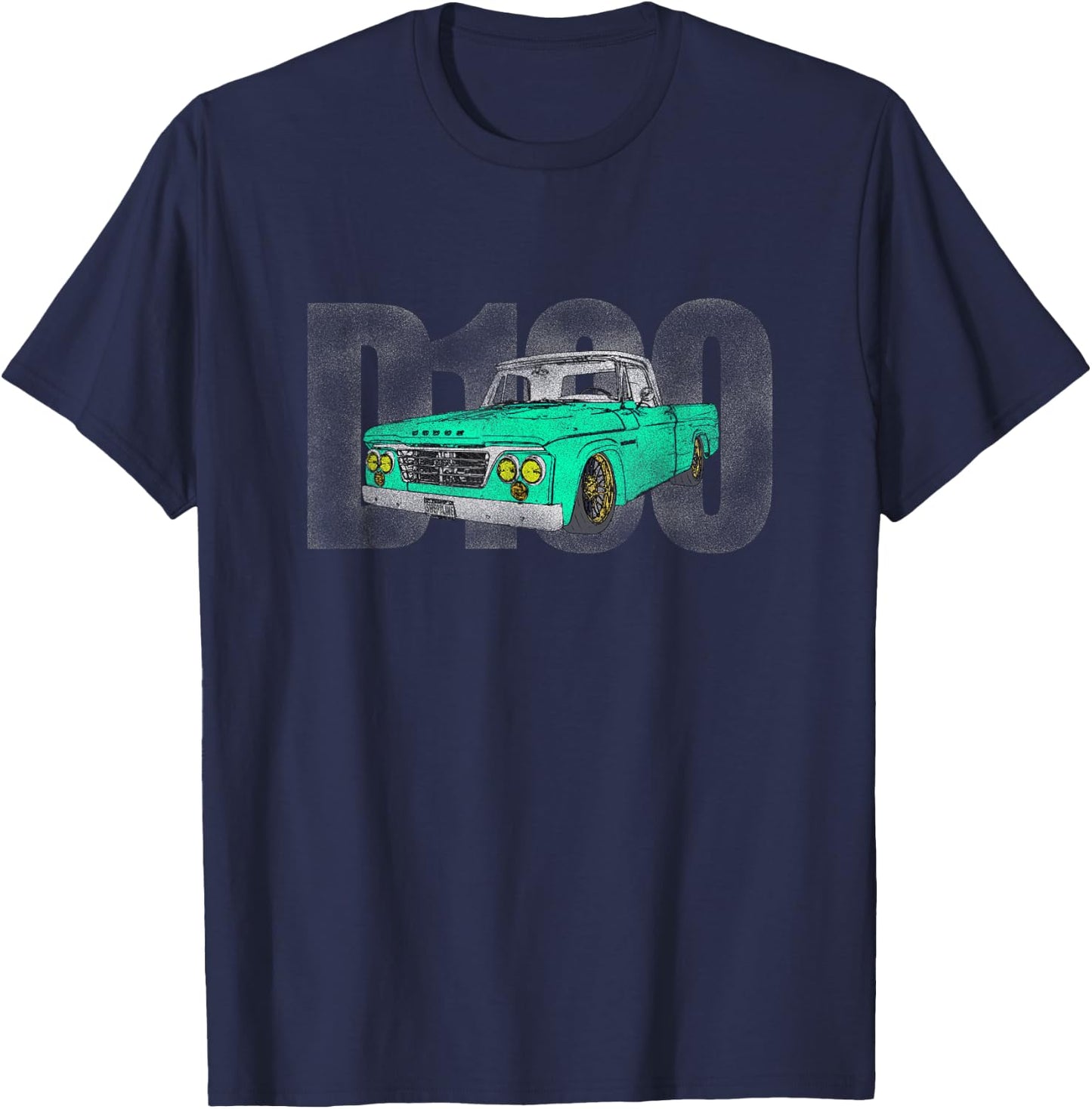 Sweptline D100 Vintage Truck T-Shirt - T-Shirt | Navy