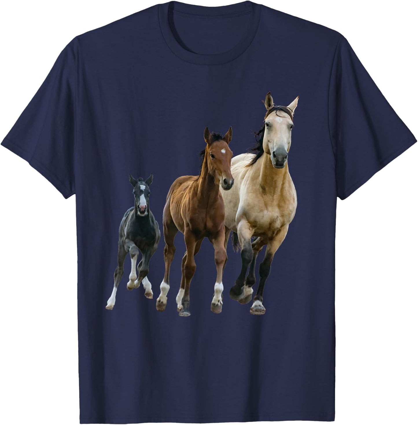 I love Horses T-Shirt - T-Shirt | Navy