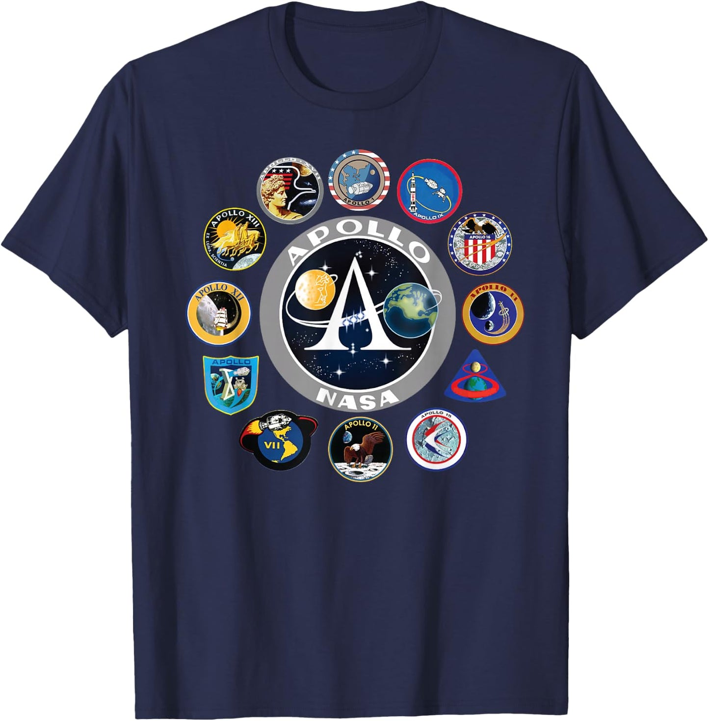 Nasa Apollo T-Shirt - T-Shirt | Navy