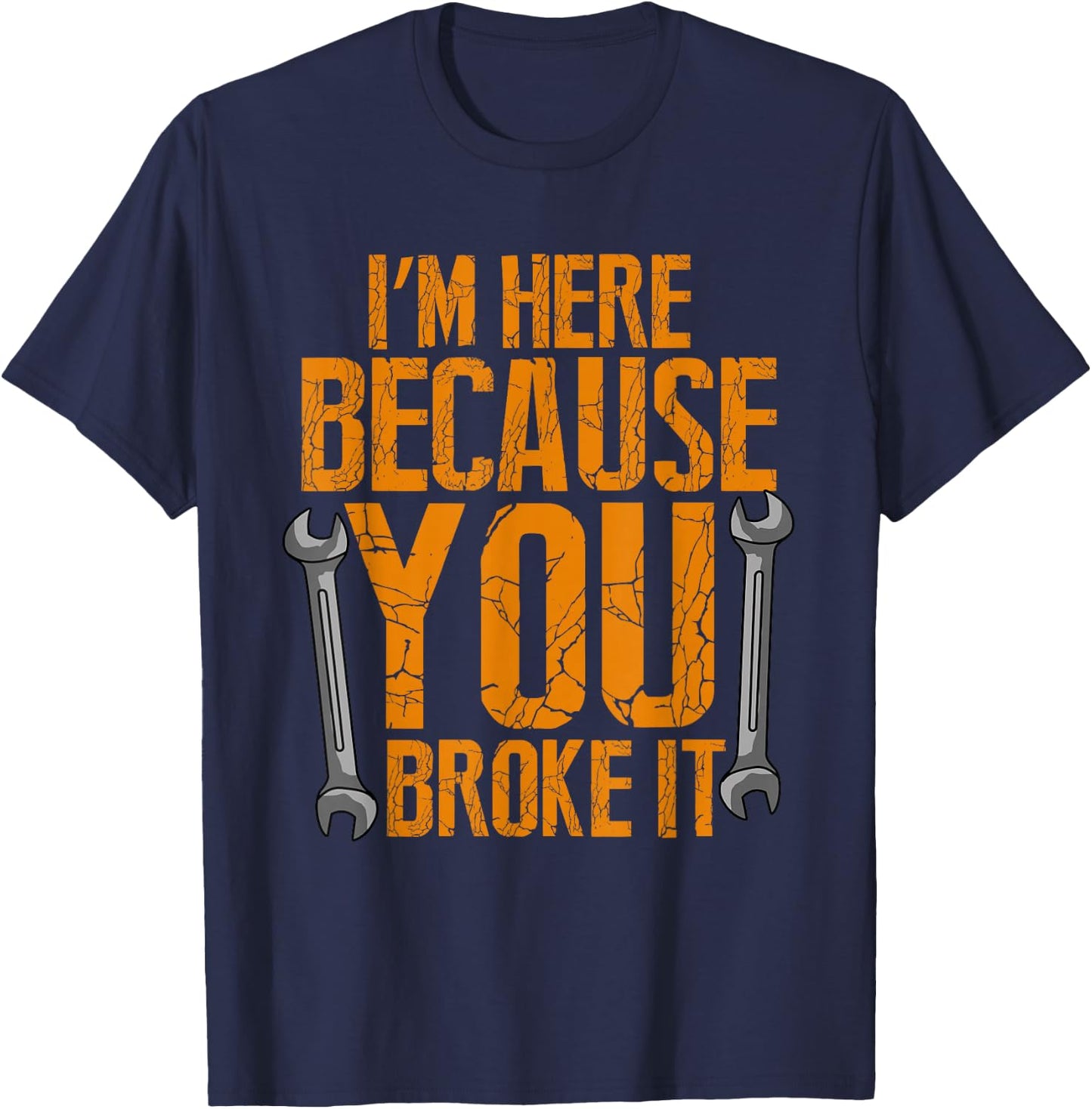 Funny Maintenance Worker Gifts T-Shirt - T-Shirt | Navy