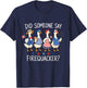 Did Someone Say Firequacker 4th of July American Silly Goose T-Shirt - T-Shirt | Navy