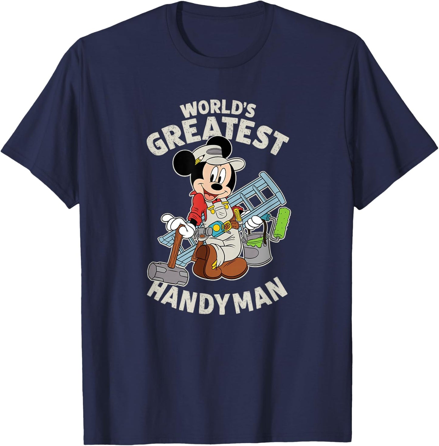 Disney Mickey Mouse "World's Greatest Handyman" T-Shirt - T-Shirt | Navy