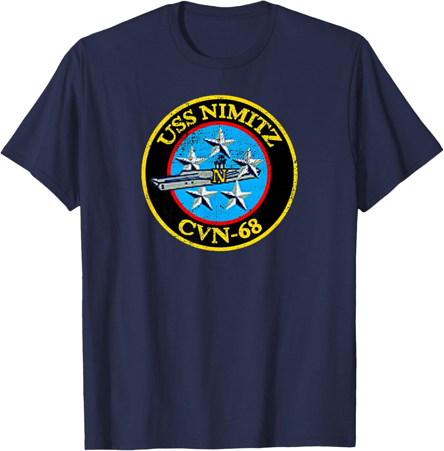 US Aircraft Carrier Veteran CVN-68 Nimitz Gift T-Shirt - T-Shirt | Navy