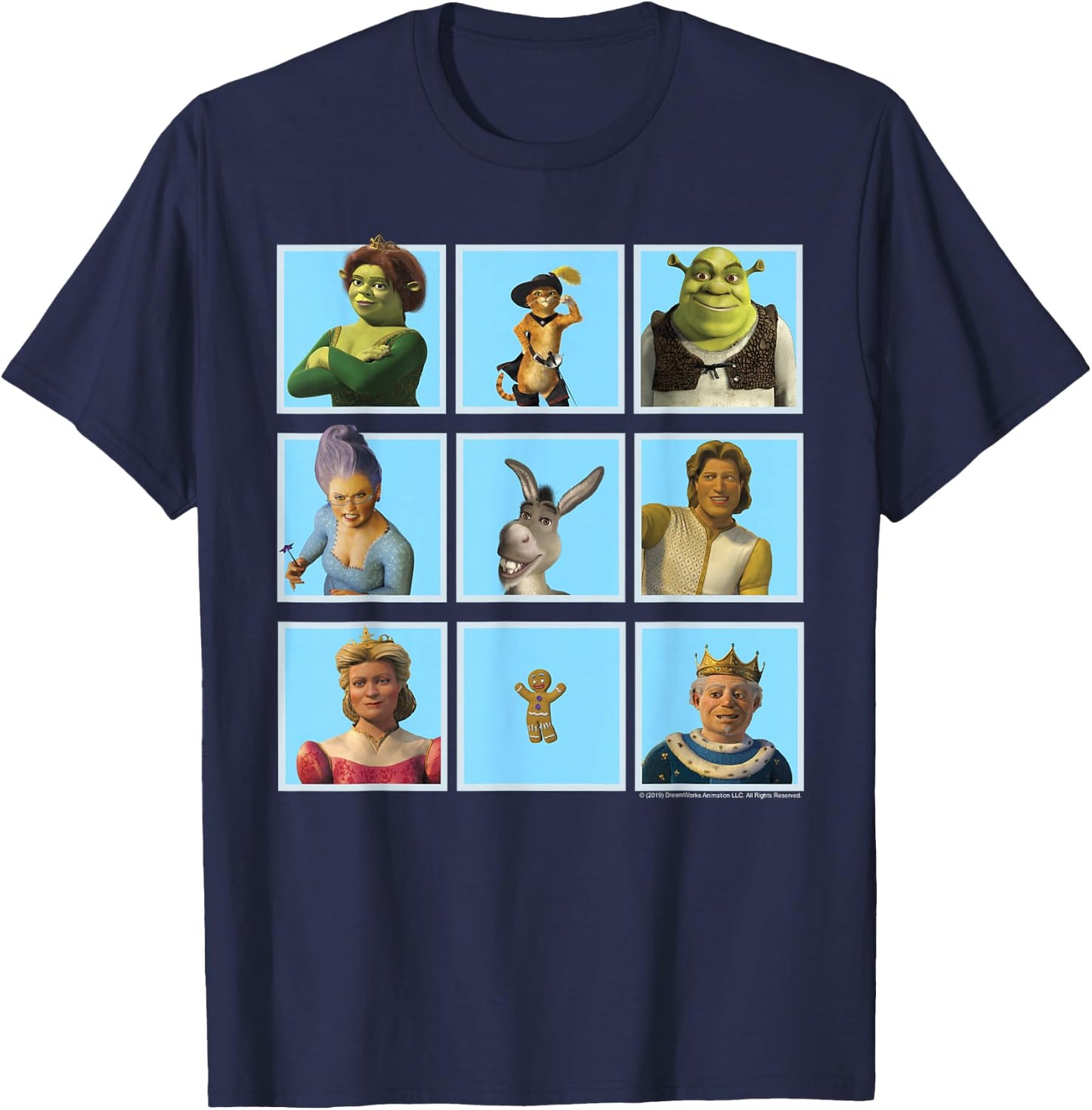 Shrek 2 This is The Story of A Fairy Tale Family T-Shirt - T-Shirt | Navy