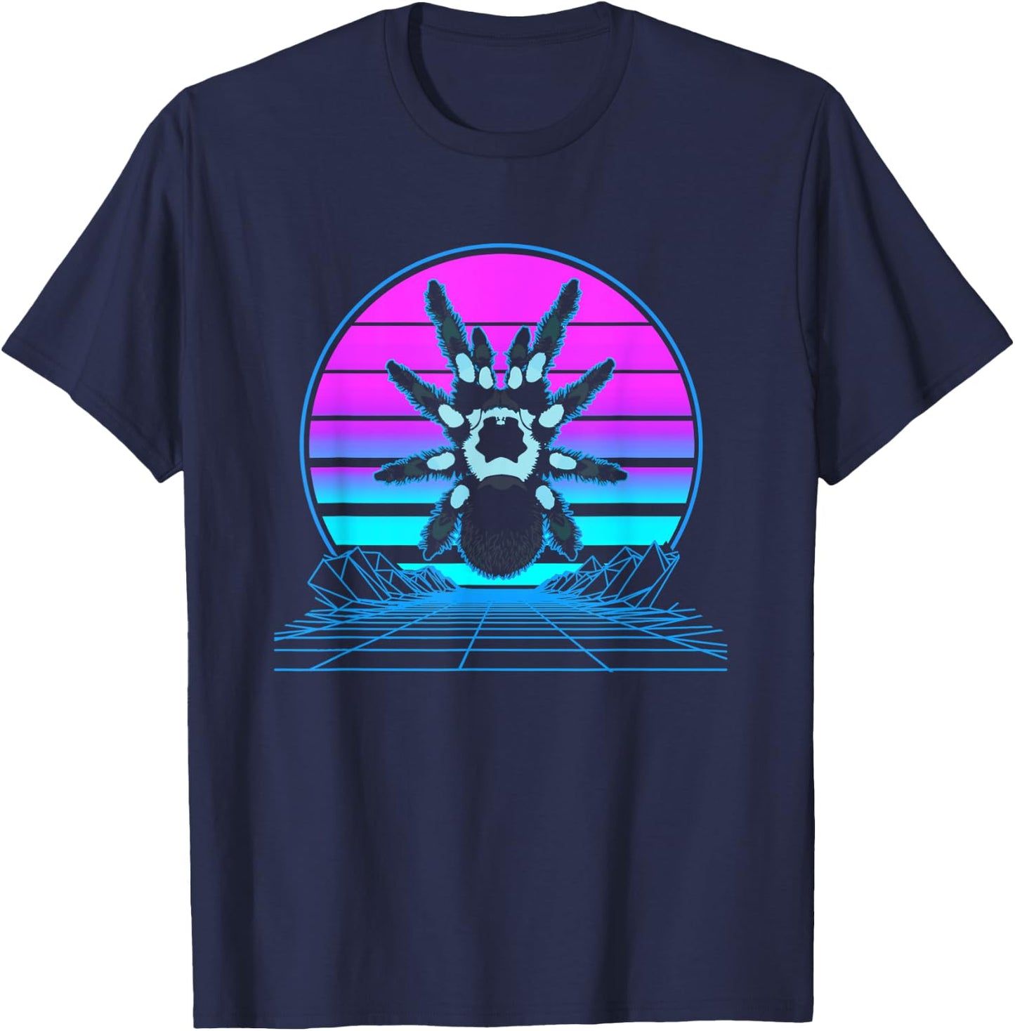 Tarantula Pastel Goth Vaporwave T-Shirt - T-Shirt | Navy