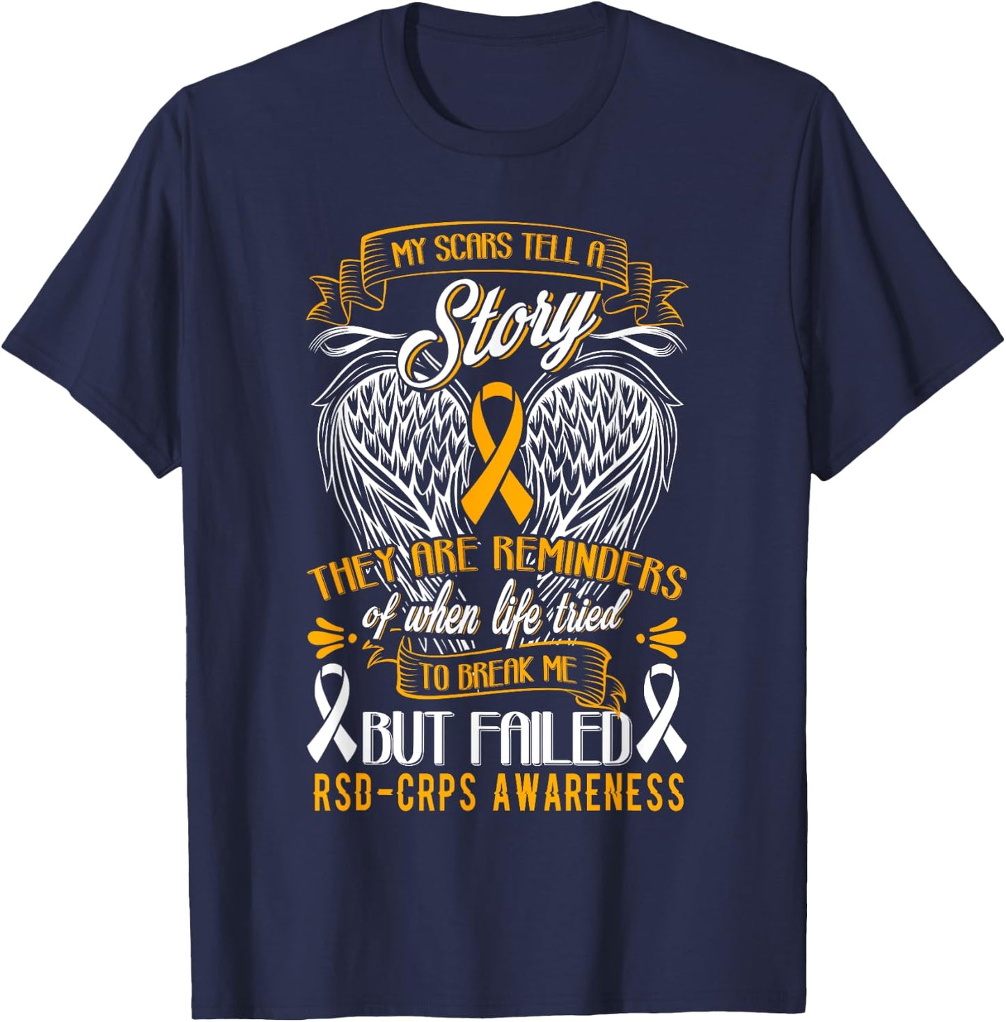 Rsd Crps Awareness Shirt T-Shirt - T-Shirt | Navy