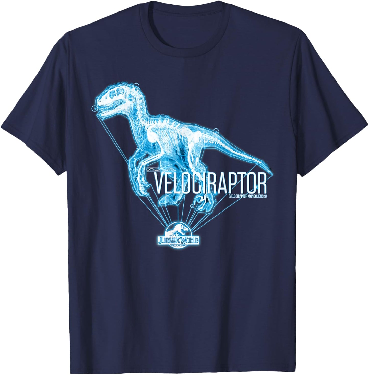 Jurassic World Velociraptor in Blue T-Shirt - T-Shirt | Navy