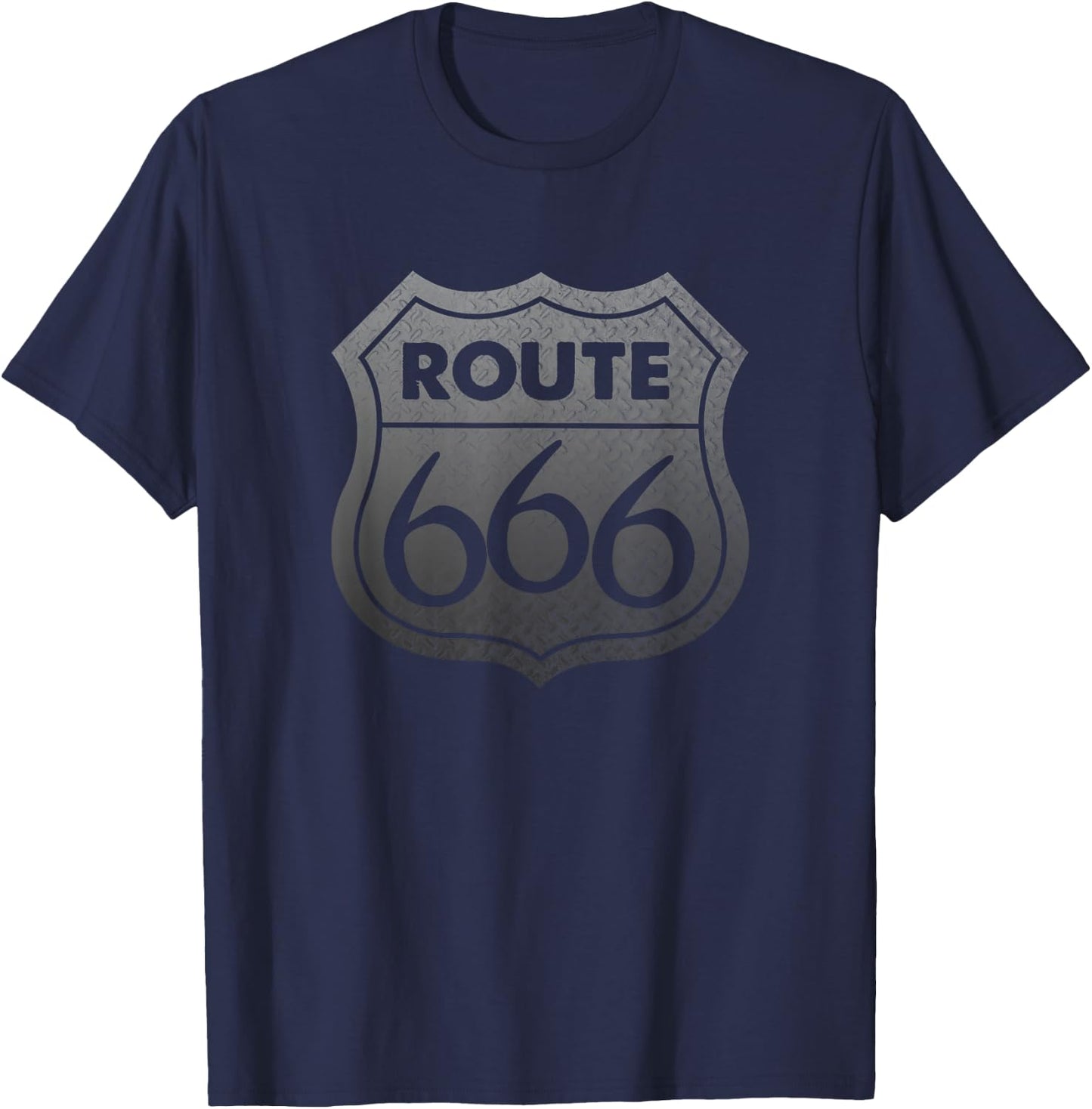 Route 666 Shirt & Men | Route 666 T-Shirt - T-Shirt | Navy
